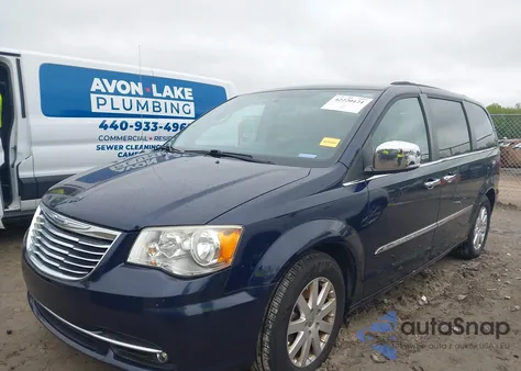2012 Chrysler Town & Country Touring-L из США, поврежденный, VIN 2C4RC1CG0CR411342